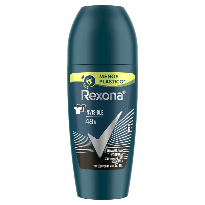 Antitranspirante Roll-On Invisible Rexona Men Motionsense 50ml