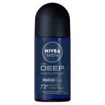 Antitranspirante Roll-On Carvão Ativado Nivea Men Deep 50ml