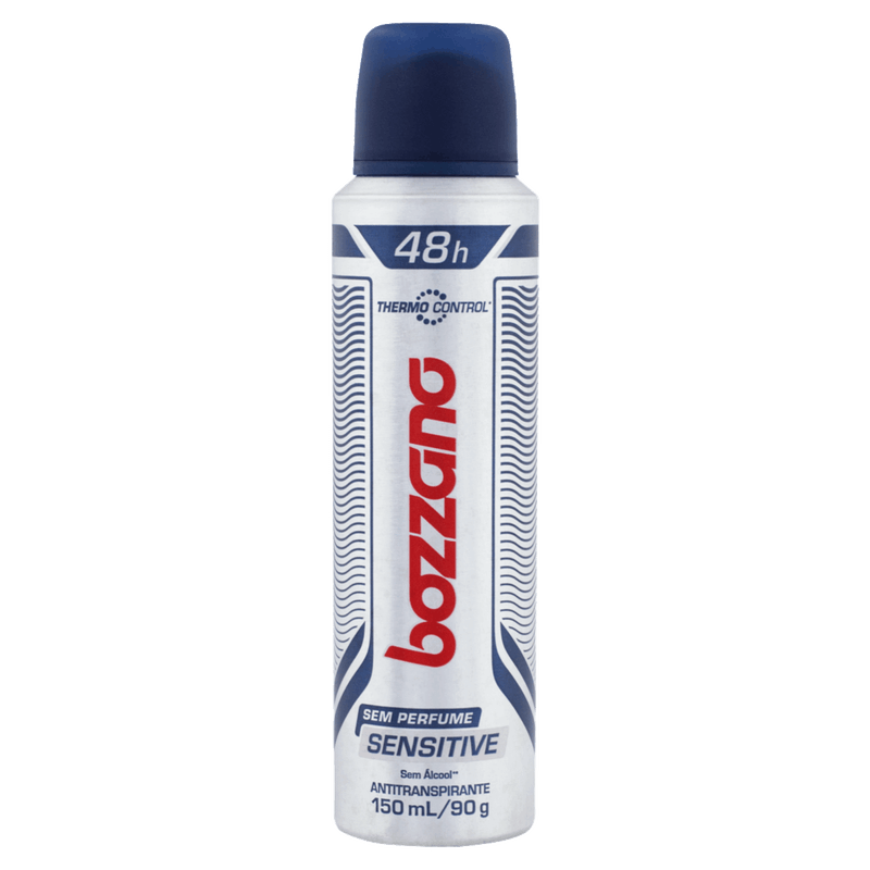 Antitranspirante Aerossol Sensitive sem Perfume Bozzano 150ml