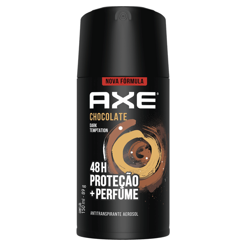Antitranspirante Aerossol Dark Temptation Axe Chocolate 150ml