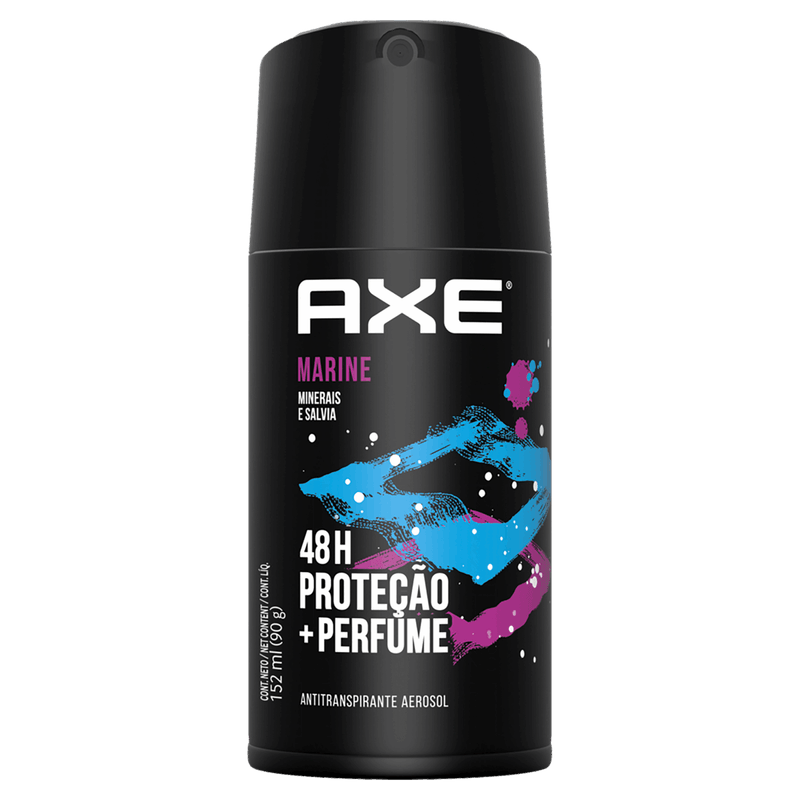 Antitranspirante Aerossol Marine Axe 152ml