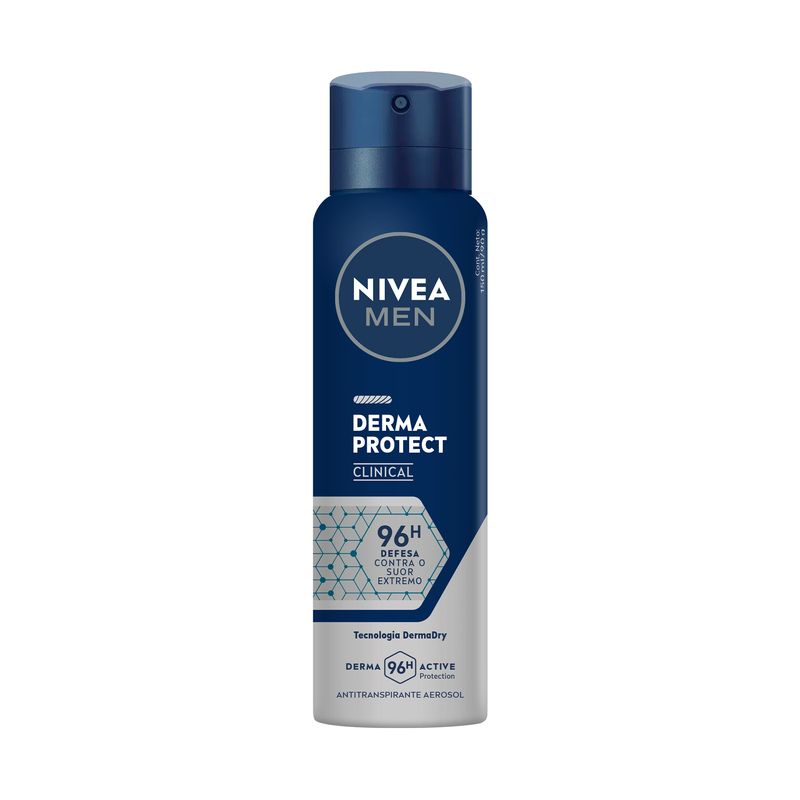 Antitranspirante Aerossol Nivea Men Derma Protect Clinical 150ml Spray