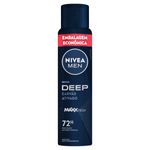 Antitranspirante Aerossol Carvão Ativado Nivea Men Deep 200ml Spray Embalagem Econômica