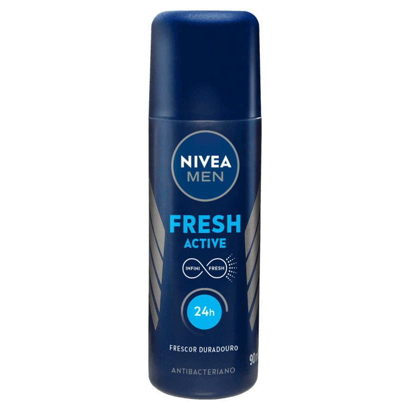 Desodorante Antibacteriano Fresh Active Nivea Men 90ml Spray