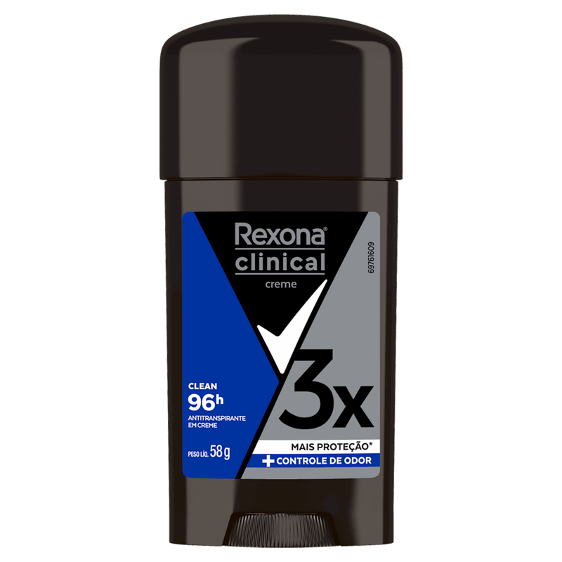 Antitranspirante Creme Clean Rexona Clinical 58g