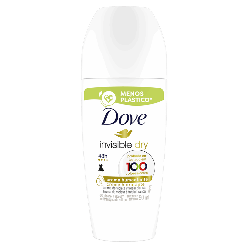 Antitranspirante Roll-On Invisible Dry Dove 50ml