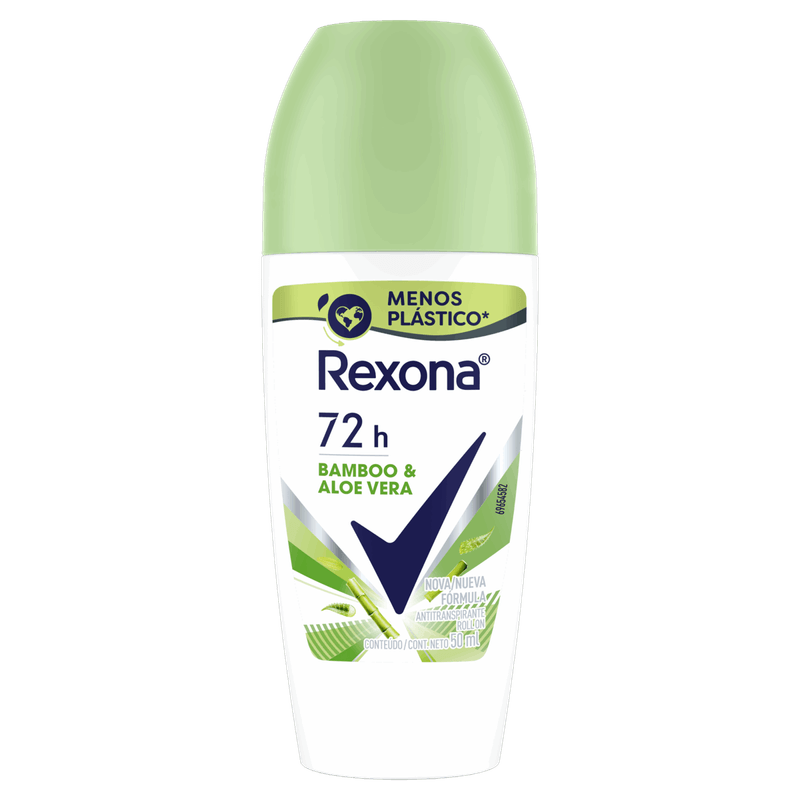 Antitranspirante Roll-On Bamboo & Aloe Vera Rexona 50ml