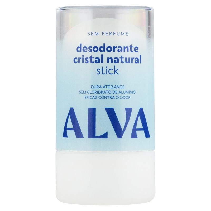 Desodorante Stick sem Perfume Alva Cristal Natural 120g
