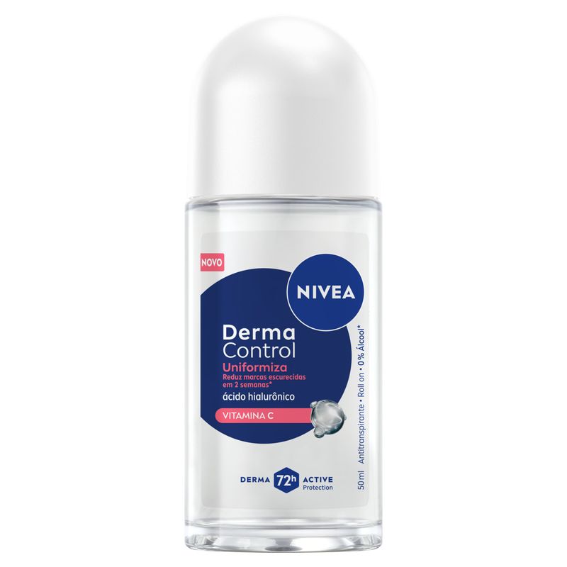 Antitranspirante Roll-On Nivea Derma Control Uniformiza 50ml