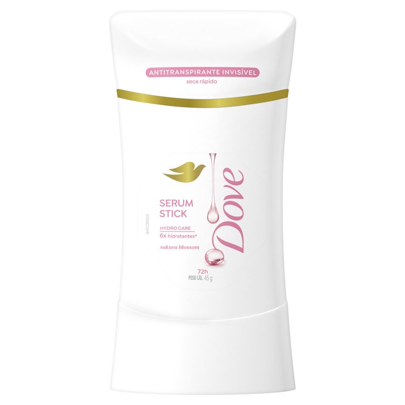 Antitranspirante Stick Sérum Sakura Blossom Dove Invisível 45g