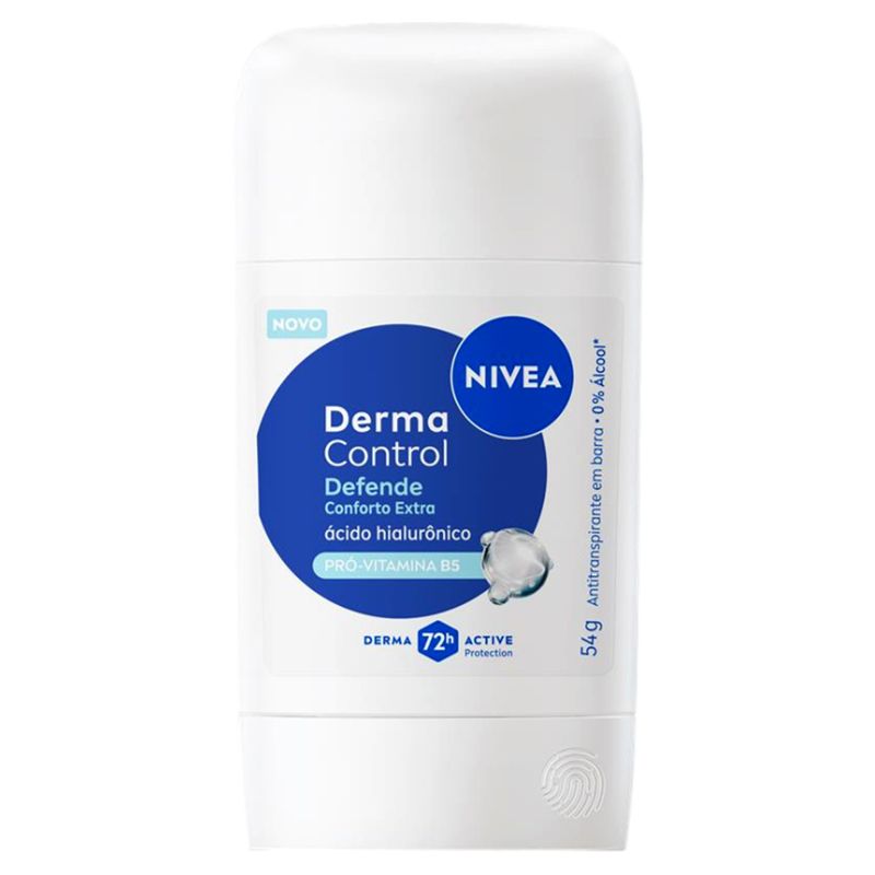 Antitranspirante Barra Nivea Derma Control Defende 54g