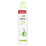 Antitranspirante Aerossol Pepino & Chá Verde Dove Fresh Care 250ml Spray Tamanho Econômico
