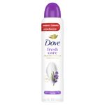 Antitranspirante Aerossol Lavanda & Baunilha Dove Fresh Care 250ml Spray Tamanho Econômico