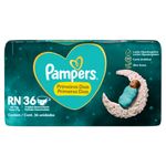Fralda Descartável Recém-Nascido Pampers Primeiros Dias RN Pacote 36 Unidades