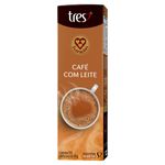 Café com Leite em Cápsula Tres Caixa 90g 10 Unidades