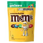 Confeito de Chocolate ao Leite com Amendoim M&M's Pacote 132g