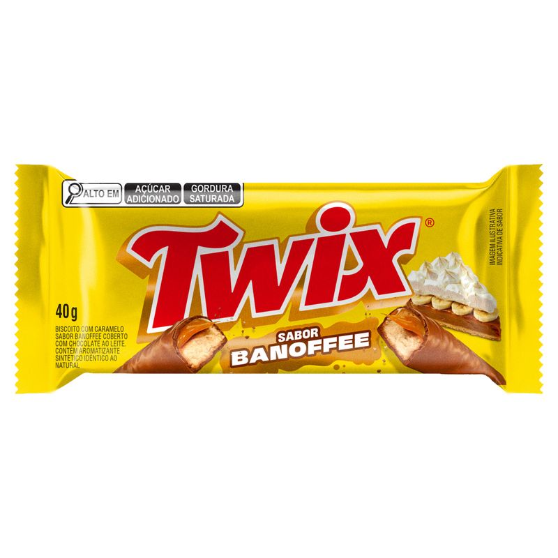 Chocolate Banoffee Twix Pacote 40g
