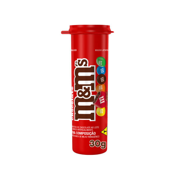 Confeito de Chocolate ao Leite M&M´s Tubo 30g