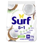 Lava-Roupas Pó Cuidado do Coco Surf Pacote 1,6kg