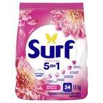 Lava-Roupas Pó Explosão de Flores Surf Pacote 1,6kg