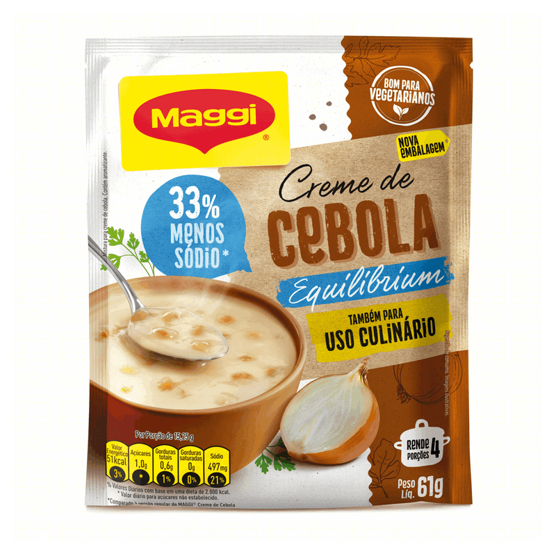 Creme Cebola Maggi Equilibrium Pacote 61g