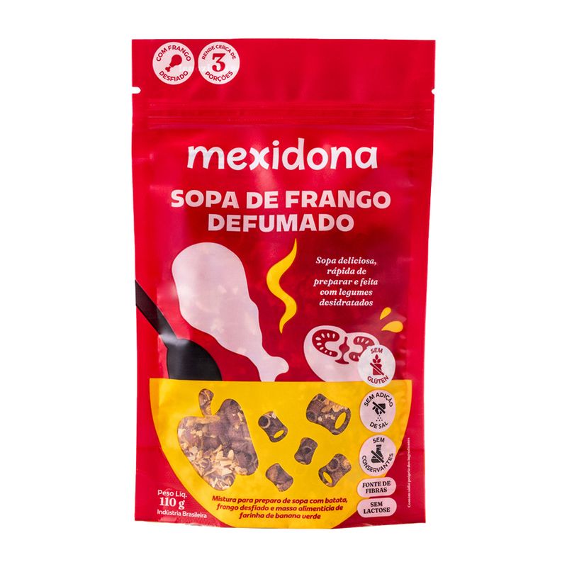 Sopa Mexidona Frango Defumado Pacote 110g