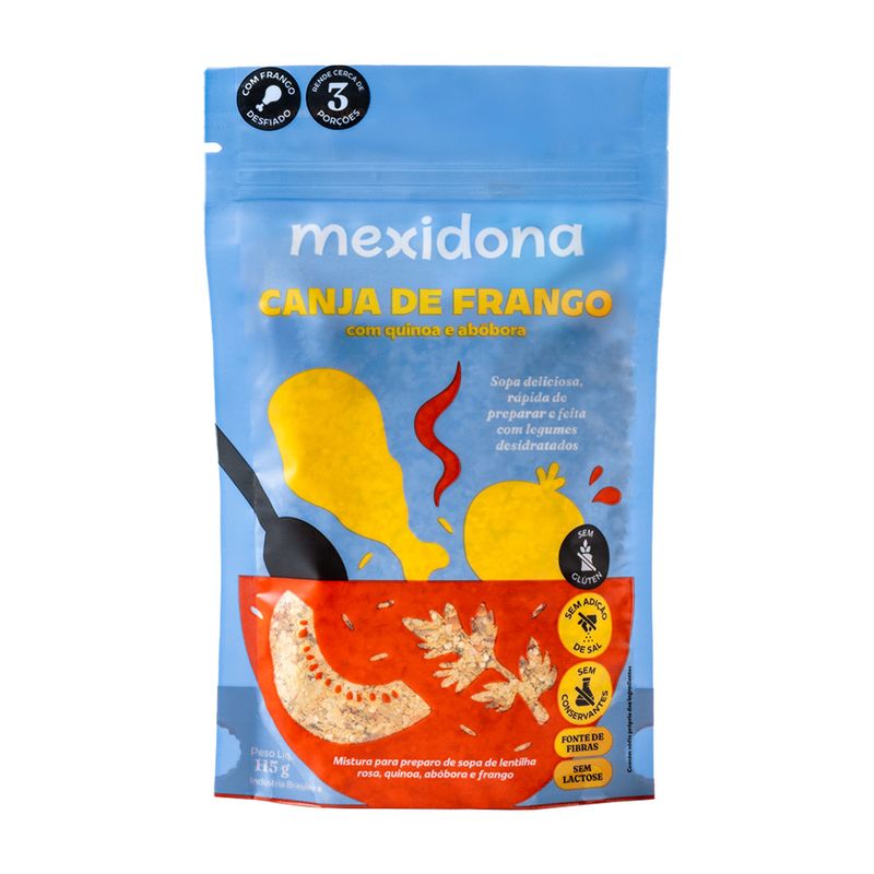 Canja Mexidona Frango Pacote 115g