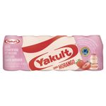Pack Leite Fermentado Desnatado Morango Yakult Frasco 480g 6 Unidades