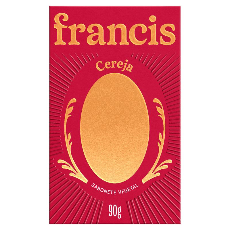 Sabonete Barra Cereja Francis Caixa 90g