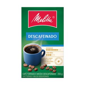 Café Torrado e Moído Descafeinado LV Melitta Caixa 250g