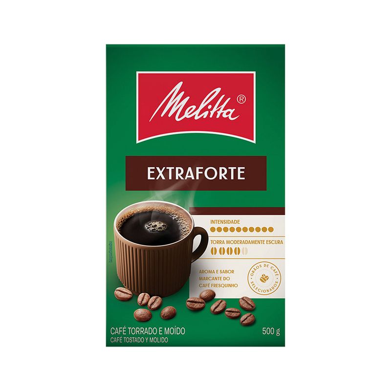 Café Torrado e Moído Extraforte Melitta Caixa 500g