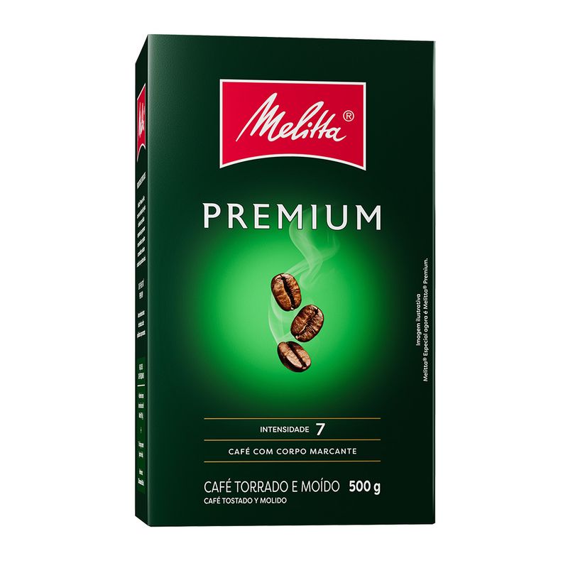 Café Torrado e Moído Premium Melitta Caixa 500g