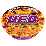 Macarrão Instantâneo Yakissoba Galinha Caipira Original Picante Nissin U F O  Bandeja 93g