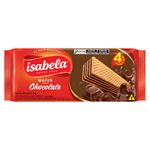Biscoito Wafer Recheio Chocolate Isabela Pacote 100g