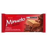 Biscoito Wafer Recheio Chocolate Minueto Pacote 81g