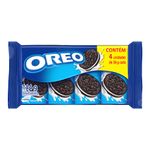 Pack Biscoito Original Wandinha Oreo Pacote 144g 4 Unidades