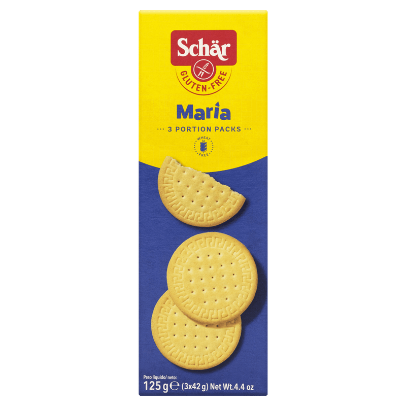 Biscoito Maria sem Glúten Schär Caixa 125g