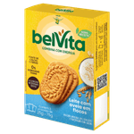 Biscoito Integral Leite com Aveia em Flocos Belvita Caixa 75g 3 Unidades