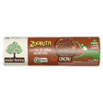 Biscoito Integral Orgânico Cacau Mãe Terra Zooreta Pacote 110g