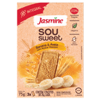 Biscoito Vegano Integral Banana & Aveia Jasmine Sou Sweet Caixa 75g