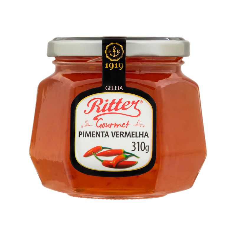 Geleia Pimenta-Vermelha Ritter Gourmet Vidro 310g