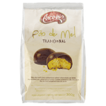 Pão de Mel com Cobertura de Chocolate ao Leite Arco-Íris Pacote 200g