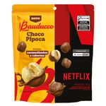 Pipoca Caramelizada Cobertura Chocolate Netflix Bauducco Choco Pipoca Pouch 70g
