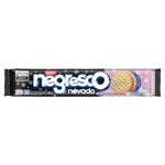 Biscoito Baunilha Recheio Morango Negresco Nevado Pacote 90g