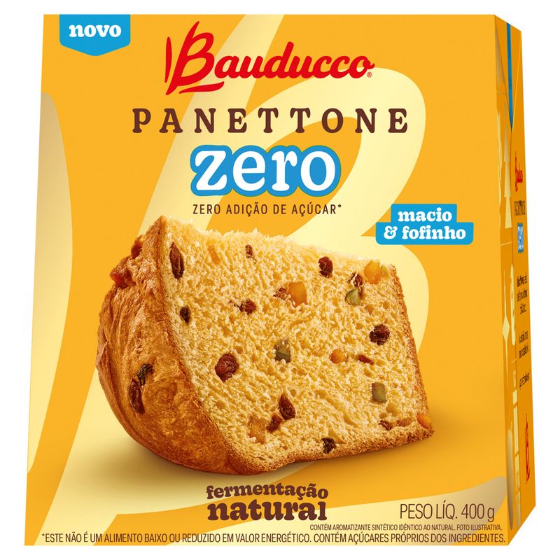 Panettone Bauducco Zero Caixa 400g