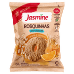 Biscoito Rosquinha Integral Laranja e Cenoura Zero Açúcar Jasmine Pacote 120g
