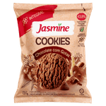 Biscoito Cookie Integral Cacau e Gotas de Chocolate Jasmine Pacote 120g