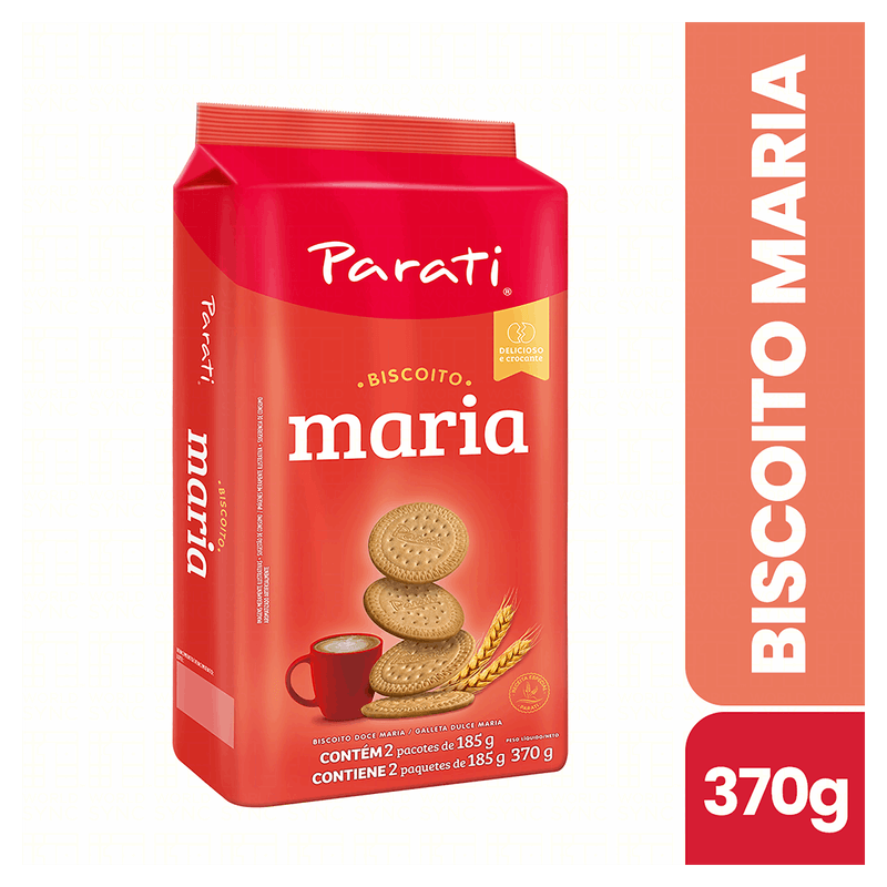 Biscoito Maria Parati Pacote 370g
