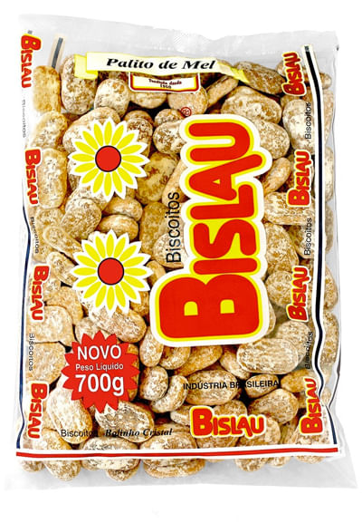 Biscoito Bislau Palito de mel Pacote 700g