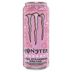 Energético Ultra Strawberry Dreams Zero Açúcar Monster Lata 473ml